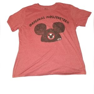 Orginal 1928 Mouseketeer Red T-Shirt Size XL